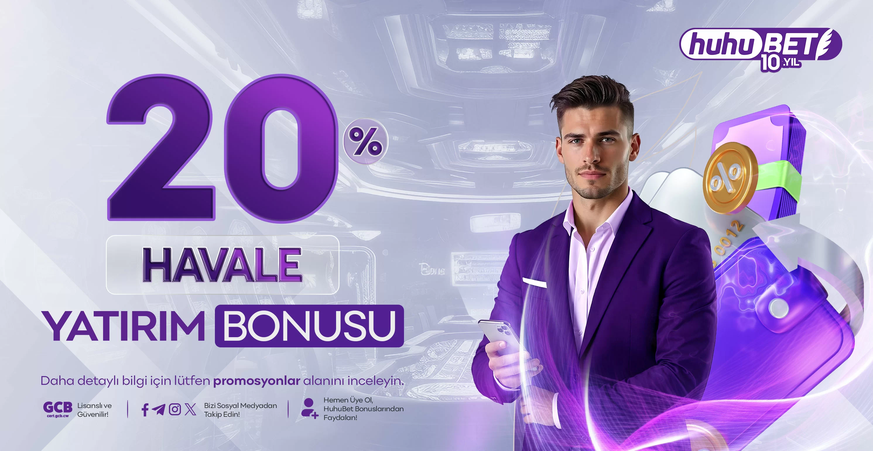 HuhuBet — havale-yatirim-bonusu kampanya görseli
