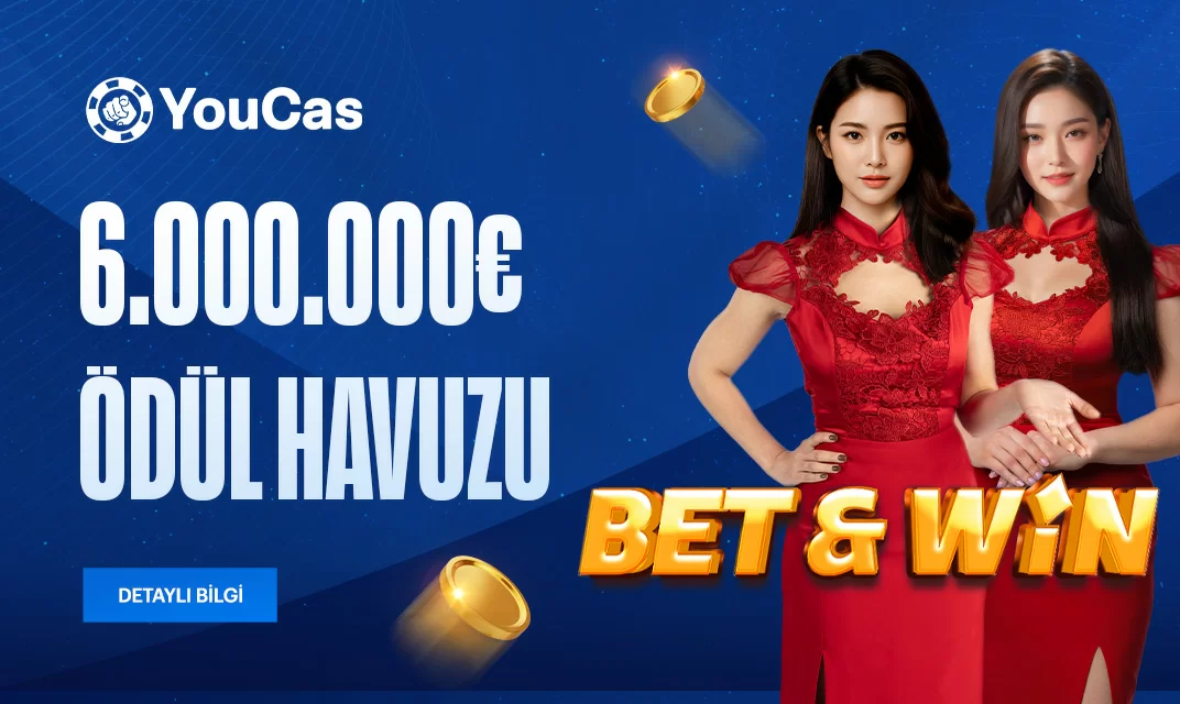 YouCas Bet ve Win Evolution Baccarat kampanya görseli